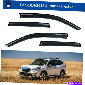 EBhEoCU[ 2014-2018XotHX^[̃EBhEoCU[ftN^[CK[hZbg Window Visor Deflector Rain Guard 4-Piece Set for 2014-2018 Subaru Forester