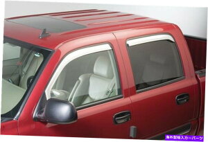 �E�B���h�E�o�C�U�[ RAM 1500��Putco 09-18 -Crew Cab�i4�̃Z�b�g�j���O�������f���v�fChromeW Putco 09-18 for Ram 1500 - Crew Cab (Set of 4) Excl Rebel Model Element Chrome W