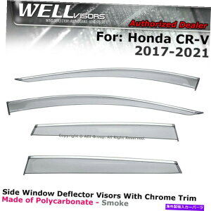 EBhEoCU[ z_CRVoCU[̂߂WellvisorsEBhEfBtN^[17-22hAoCU[Nbv Wellvisors Window Deflectors 17-22 For Honda CRV Visors Clip on Door Visors