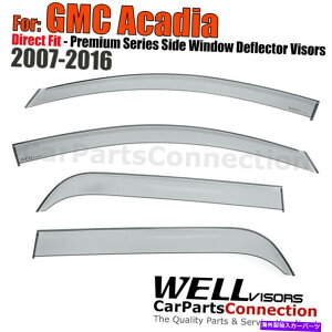�E�B���h�E�o�C�U�[ Wellvisors Window Viders 2007-2016 GMC Acadia Rain Sun Wind Visors Deflectors WellVisors Window Visors 2007-2016 GMC Acadia Rain Sun Wind Visors Deflectors