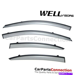 �E�B���h�E�o�C�U�[ Wellvisors Window Visors 06-11 for Accent Sedan Sun Visors Deflectors WellVisors Window Visors 06-11 For Accent Sedan Sun Visors Deflectors�y���s�A���i�z