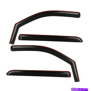 EBhEoCU[ `lK[hX[NEBhEoCU[tBbg14-18Vo[h/VG1500N[Lu4PC In-channel Guard Smoke Window Visor fit 14-18 Silverado/Sierra 1500 Crew Cab 4pc
