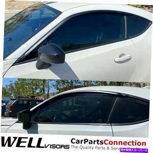 EBhEoCU[ 13-21g^86 FRS BRZ SMOKE TINTv~AV[YWellVisorsEBhEoCU[ WellVisors Window Visors For 13-21 Toyota 86 FRS BRZ Smoke Tint Premium Series