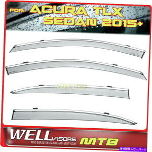 EBhEoCU[ Wellvisors Rain Sun Wind Deflector Sedan for Acura TLX 15-20EBhEoCU[Chrome Wellvisors Rain Sun Wind Deflector Sedan For Acura TLX 15-20 Window Visor Chrome