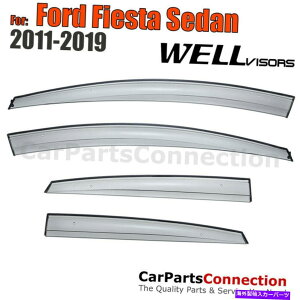 EBhEoCU[ tH[htBGX^Z_ToCU[̂߂WellvisorsEBhEoCU[11-19 WellVisors Window Visors 11-19 For Ford Fiesta Sedan Sun Visors Deflectors
