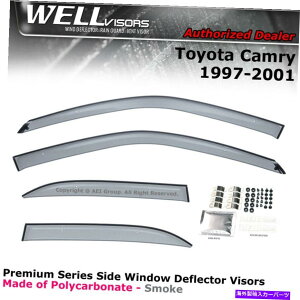 EBhEoCU[ g^JZ_97-01EBhEoCU[̃TChNbv̂߂̃EFoCU[NbvĨTChNbv WELLvisors For Toyota Camry Sedan 97-01 Side Clip on Window Visors Cl