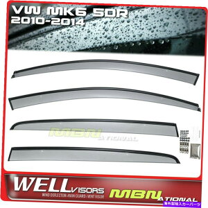EBhEoCU[ Wellvisors Rain Deflectornb`obNtHNX[QStMK6 10-14EBhEoCU[ Wellvisors Rain Deflector Hatchback For Volkswagen Golf MK6 10-14 Window Visor