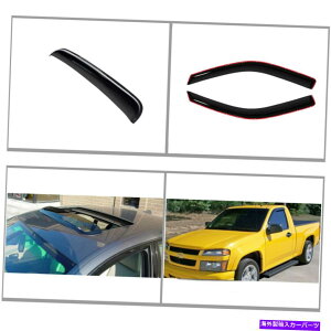 �E�B���h�E�o�C�U�[ �E�B���h�E�o�C�U�[�����[�t�f�t���N�^�[�t�B�b�g2004-12�V�F�u���[�R�����h/GMC�L���j�I���W���L���u Window Visor& Roof Deflector fit 2004-12 Chevry Colorado/GMC Canyon Standard Cab�y���s