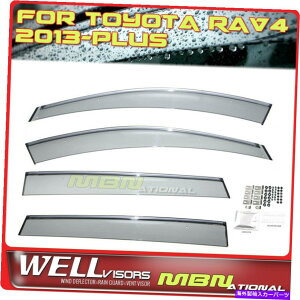 EBhEoCU[ g^RAV4̉J̉̕J̉J̉J̃_tN^[13-18EBhEoCU[Ό Wellvisors Rain Wind Deflectors For Toyota RAV4 13-18 Window Visors Deflectors
