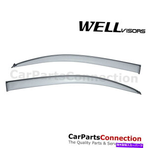 EBhEoCU[ Wellvisors Window Viders 13-21YNV200 Rain Sun Deflectorstĝ WellVisors Window Visors 13-21 For Nissan NV200 Rain Sun Deflectors Front Only