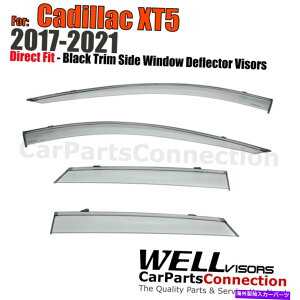 EBhEoCU[ Cadillac XT5WellVisors 2017-2022 Window Visor Deflector with Black Trim Wellvisors For Cadillac XT5 2017-2022 Window Visor Deflector with Black Trim