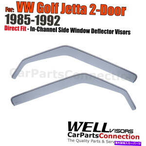 EBhEoCU[ WELLVISORS IN-CHANNELEBhEoCU[tHNX[QStWFb^2hA85-922PC Wellvisors In-Channel Window Visors 2Pcs For Volkswagen Golf Jetta 2-Door 85-92
