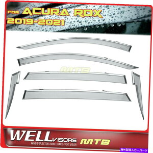 EBhEoCU[ Acura RDX 19-22 6s[XEBhEoCU[Chrome Trim Guard DeflectorWellvisors WELLvisors For Acura RDX 19-22 6-Piece Window Visors Chrome Trim Guard Deflector
