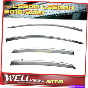 EBhEoCU[ Lexus LS500 LS500H 2018-2022 Chrome TrimWellvisorsTChEBhEΌ WellVisors Side Window Deflectors For Lexus LS500 LS500h 2018-2022 Chrome Trim