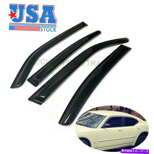EBhEoCU[ 2006N2010Ñ_bW[d̕čTChvertoCU[TCK[h US Window Side Vent Visor Sun Rain Guard For 2006-2010 Dodge Charger