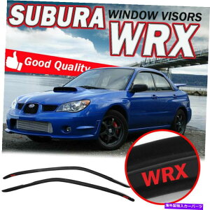 EBhEoCU[ 2002N2007ÑXoCvbTWRX STIX[NEBhEoCU[XCxgftN^[ For 2002-2007 Subaru Impreza WRX STI Smoke Window Visor Slim Rain Vent Deflector
