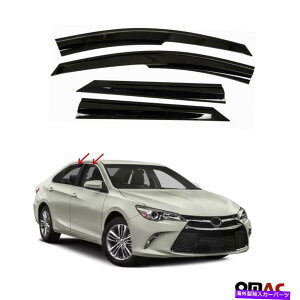 EBhEoCU[ TChEBhEX[NxgoCU[CK[hg^J2012-2015̃ftN^[ Side Window Smoke Vent Visor Rain Guards Deflector for Toyota Camry 2012-2015