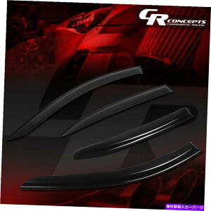 ウィンドウバイザー スモークサイドウィンドウバイザーサン/レインガードベントシェード14-18マツダ3ハッチバック SMOKED SIDE WINDOW VISOR SUN/RAIN GUARD VENT SHADE FOR 14-18 MAZDA 3 HATCHBACK