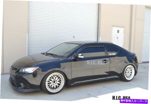 �E�B���h�E�o�C�U�[ HIC USA 2011����2016 Scion TC Window Vidor Vent Shade Rain Guards HIC USA 2011 to 2016 Scion TC window visor vent shade rain guards