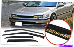 EBhEoCU[ tBbg90-93z_AR[hEBhEoCU[CK[hftN^[X[Nxg Fits 90-93 Honda Accord Window Visor Rain Guard Deflector Smoke Vent
