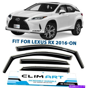 EBhEoCU[ 16-22NTXRXC`l̃NC~OA[gEBhEoCU[ CLIM ART Window Visor for 16-22 Lexus RX in-channel