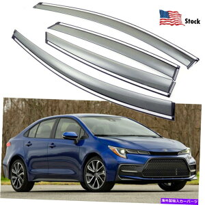 EBhEoCU[ Ԃ̑oCU[VF[h̓ftN^[2020-2022J[Z_̑zJ̃K[h Car Window Visor Shade Wind Deflector Sun Rain Guard for 2020-2022 Corolla Sedan