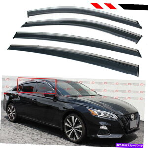 EBhEoCU[ 19-2022̓YAeB}NgNbvIEBhEoCU[CK[hftN^[ FOR 19-2022 NISSAN ALTIMA CHROME TRIM CLIP-ON WINDOW VISOR RAIN GUARD DEFLECTOR