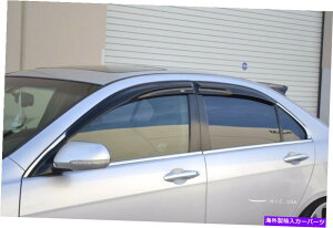 �E�B���h�E�o�C�U�[ HIC USA 2004?2008 TSX EURO R MGEN�T�C�h�E�B���h�E�o�C�U�[�x���g�V�F�[�h�f�t���N�^�[ HIC USA 2004 to 2008 TSX Euro R Mgen side window visor vent shade deflector�y���s�A���i�z