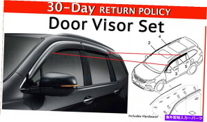 �E�B���h�E�o�C�U�[ �{����OEM�z���_�p�C���b�g�i���j�p�X�|�[�g�h�A�o�C�U�[�Z�b�g2016- 2020�i08R04-TG7-101�j Genuine OEM Honda PILOT (&) PASSPORT Door Visor Set 2016- 2020 (08R04-TG7-101)