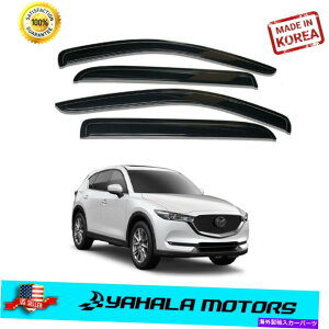 EBhEoCU[ TChEBhETxgoCU[CK[h}c_CX -5 2017-2021̃fBtN^[ Side Window Sun Vent Visor Rain Guards Deflectors for Mazda CX-5 2017 - 2021