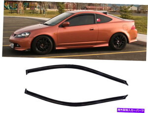 �E�B���h�E�o�C�U�[ 2002�N����2006�N��Acura RSX Integar DC5�X���[�N�E�B���h�E�o�C�U�[���͔����J�̃V���b�h FOR 2002-2006 Acura RSX Integar DC5 SMOKED WINDOW VISOR WIND DEFLECTOR RAIN SHAD�y���s�A���i�z