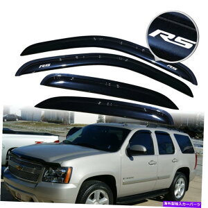 EBhEoCU[ 07-14V{[^zGMC[REBhEoCU[CVF[hTChK[hftN^[4PC For 07-14 Chevy Tahoe GMC Yukon Window Visor Rain Shade Side Guard Deflector 4pc