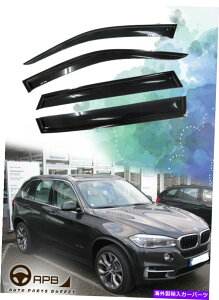 EBhEoCU[ BMW X5 F15 14-18XCo[SftN^[EBhEoCU[K[hVCV[h For BMW X5 F15 14-18 Sliver Logo Deflector Window Visor Guard Weather Shield