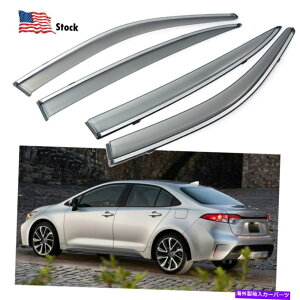 EBhEoCU[ 4xEBhEoCU[xgVF[h̓ftN^[CK[h2020-2022J[Z_ 4x Window Visor Vent Shade Wind Deflector Rain Guard for 2020-2022 Corolla Sedan