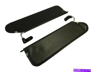 EBhEoCU[ 2003-2006O[TJƉẼubNToCU[ZbgRTIt[hrt52001 FITS 2003-2006 WRANGLER TJ LEFT AND RIGHT BLACK SUN VISOR SET RT OFFROAD RT52001