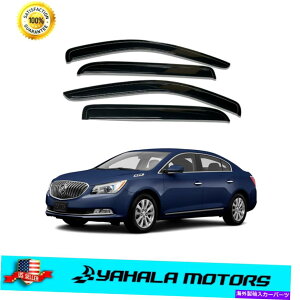 EBhEoCU[ TChEBhETxgoCU[CK[hrCbNNX2009-2015̃fBtN^[ Side Window Sun Vent Visor Rain Guards Deflectors for Buick LaCrosse 2009 - 2015