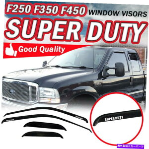 �E�B���h�E�o�C�U�[ 99-16 Ford F250 F350 F450 Super Duty Extended Cab Window Vent Visor Guard For 99-16 Ford F250 F350 F450 Super Duty Extended Cab Window Vent Visor Guard�y���s�A���i�z
