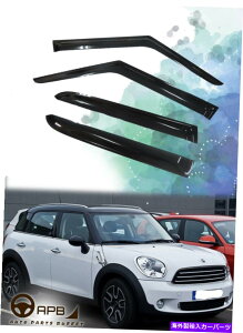 EBhEoCU[ ~jJg[}̏ꍇR60 10-16ftN^[EBhEoCU[K[hxgVCV[h For MINI Countryman R60 10-16 Deflector Window Visors Guard Vent Weather Shield