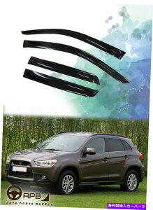 EBhEoCU[ OHASX 10-AEg_[X|[cftN^[EBhEoCU[K[hxgV[h For Mitsubishi ASX 10- Outlander Sport Deflector Window Visor Guard Vent Shield