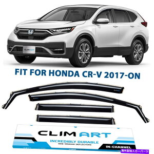EBhEoCU[ 2017-2022 Honda CR-ṼCK[h̊C܃VF[h Rain Guards Vent Visors Shade for 2017-2022 Honda CR-V in-channel