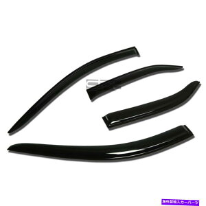 EBhEoCU[ tBbg07-11JXV40 Fit 07-11 Camry Xv40 4Pc Smoke Tint Window Visor/Wind Deflector Vent Rain Guard