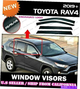 EBhEoCU[ g^2019 2020 2021 Rav4 / Deflector Rain Guard Vent ShadẽEBhEoCU[ WINDOW VISORS for Toyota 2019 2020 2021 RAV4 / DEFLECTOR RAIN GUARD VENT SHADE