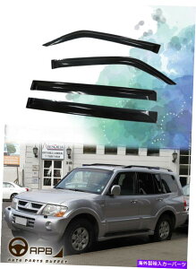 EBhEoCU[ OHpWF00-18eoCU[K[hxgftN^[ For Mitsubishi Pajero 00-18 Montero Window Visors Guard Vent Deflector