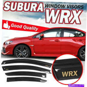 EBhEoCU[ K15-21XoWRX STIEBhEoCU[VF[h_[NX[NxgANftN^[ Fits 15-21 Subaru WRX STI Window Visors Shade Dark Smoke Vent Acrylic Deflectors