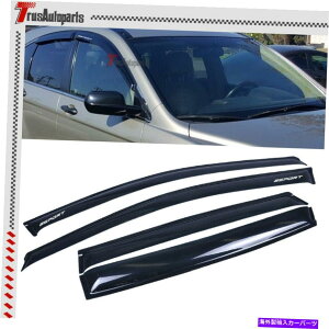 EBhEoCU[ 07-11z_CRVEBhEoCU[CCxgftN^[VF[hK[h4PCS For 07-11 Honda CRV Window Visor Rain Vent Deflector Shade Guard 4pcs Smoke