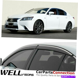 EBhEoCU[ WellvisorsEBhEoCU[13-20 Lexus GS350 GS450HTChfBtN^[Chrome WellVisors Window Visors 13-20 Lexus GS350 GS450h Side Deflectors Chrome