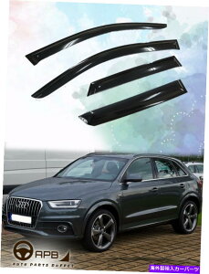 EBhEoCU[ AEfBQ3̏ꍇ13-18 SUVftN^[EBhEoCU[K[hxgEFU[V[hoCU[ For Audi Q3 13-18 SUV Deflector Window Visor Guard Vent Weather Shield Visor