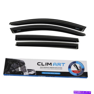 EBhEoCU[ g^RAV4̃NC}[gCK[hCq13-18TChEBhEfBtN^[ CLIMART Rain Guards Vent Visors for Toyota RAV4 13-18 Side Window Deflectors
