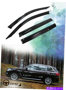 EBhEoCU[ BMW X3 G01 18-ftN^[EBhEoCU[K[hxgCۃV[hhAoCU[ For BMW X3 G01 18- Deflector Window Visors Guard Vent Weather Shield Door Visor