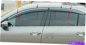 �E�B���h�E�o�C�U�[ Infiniti QX30 2016-2021 Chrome Trim Tinted Window Visor Rain Sun Guard Vent For Infiniti QX30 2016-2021 Chrome Trim Tinted Window Visor Rain Sun Guard Vent